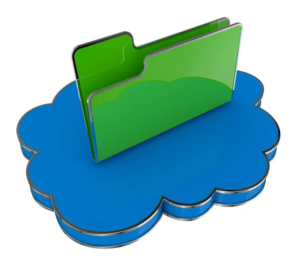 Concept van cloud computing — Stockfoto