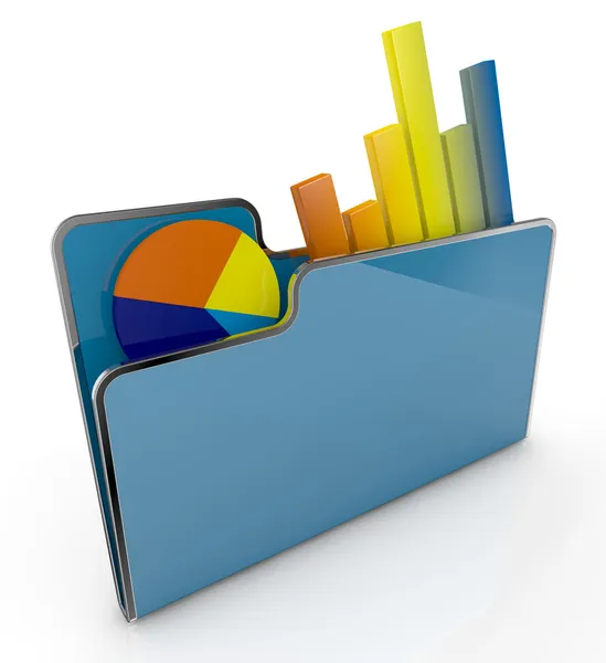Analisi finanziaria e informatica — Foto Stock