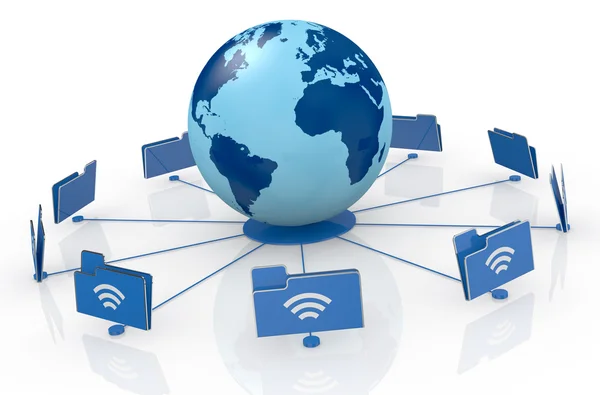 Concept of global network — Stock Photo, Image