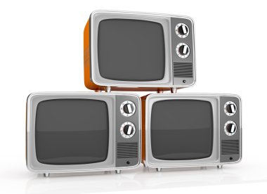 Vintage tv clipart