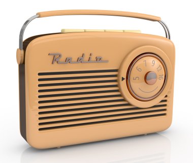 Vintage radio clipart