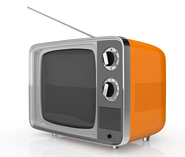 Vintage τηλεόραση — Φωτογραφία Αρχείου