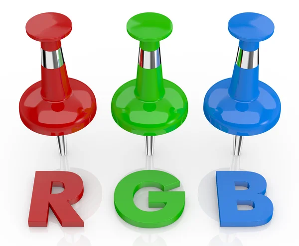 Концепция цветовой модели rgb — стоковое фото