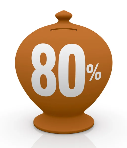 Percentage pictogram — Stockfoto