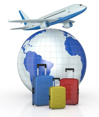 Concept of travel clipart