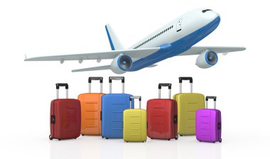 Concept of travel clipart