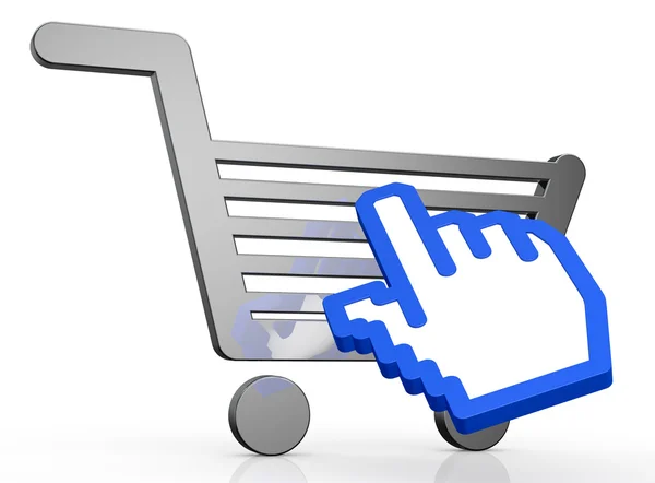Begreppet online commerce — Stockfoto