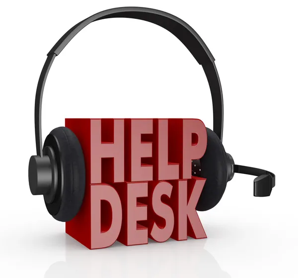 Concetto di servizio help desk — Foto Stock