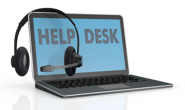 Concept of help desk service — Stock Photo, Image