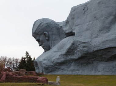 War monument to the brave, Brest fortress, Belarus clipart