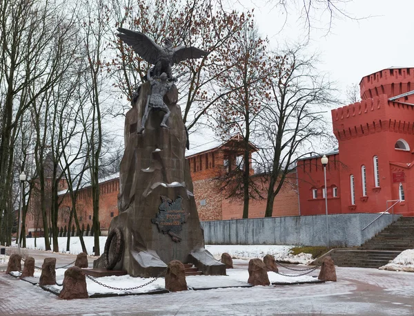 1812 年の英雄の記念碑。スモレンスク. ストックフォト