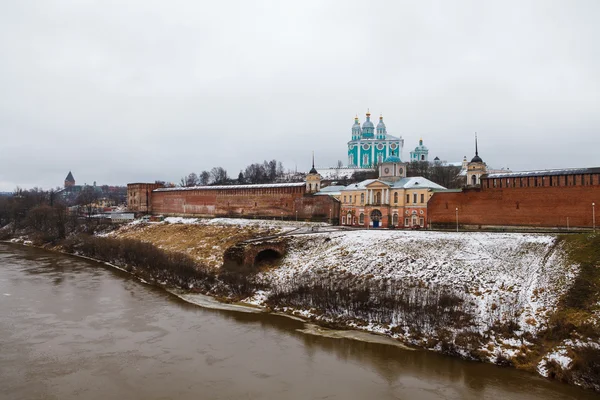 Vista de la Catedral de la Asunción. Smolensk . Fotos de stock