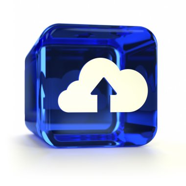 Cloud Submit Icon clipart