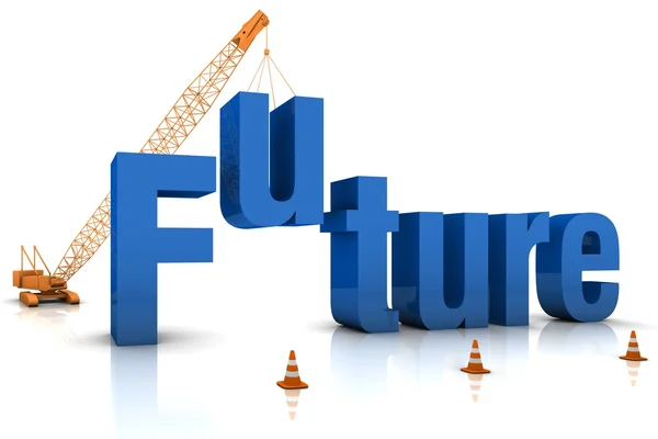 Budowa przyszłości — Zdjęcie stockowe