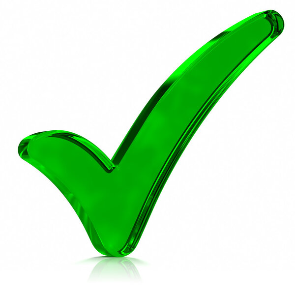 Символ зеленой галочки
