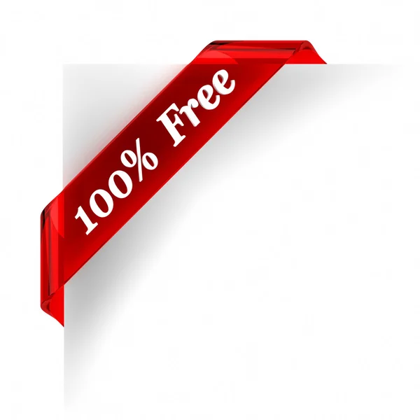 One Hundred Percent Free — Stock Photo, Image
