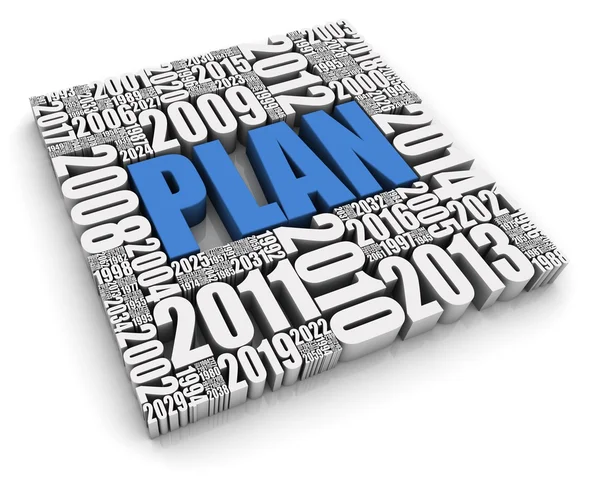 Planificación anual — Foto de Stock