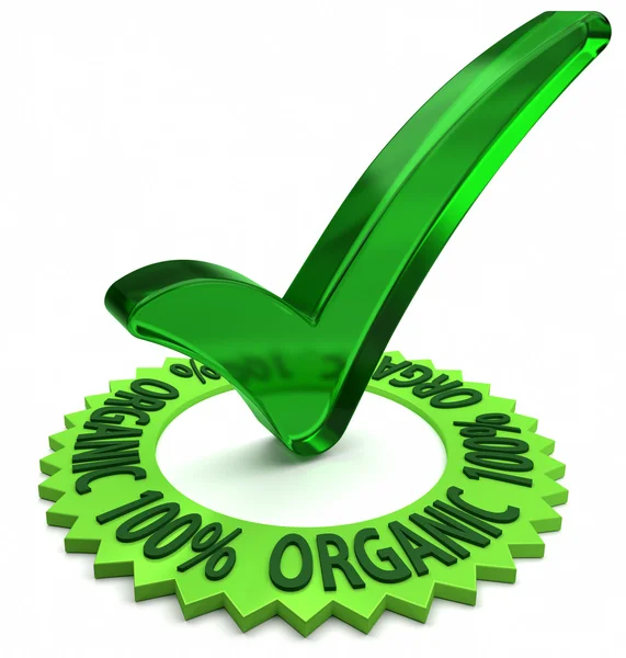 Cem por cento orgânico — Fotografia de Stock