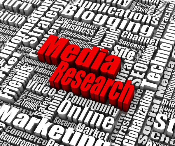 Media Research — Stock Photo, Image
