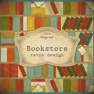 Vintage Book Background in scrapbooking style clipart
