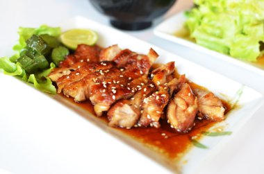 Teriyaki Grilled Chicken clipart