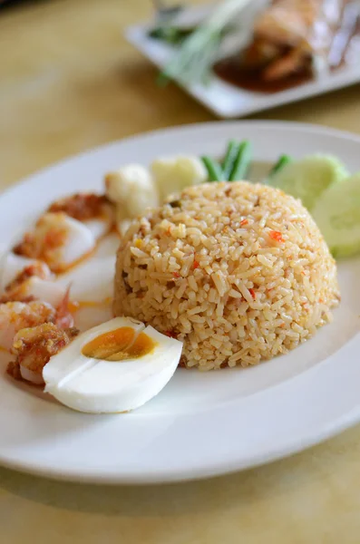 stock image Spicy Fried rice with eggs