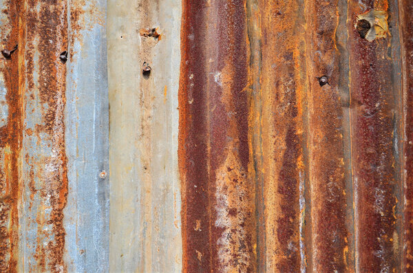 Rusty textured metal aluminium grunge background texture