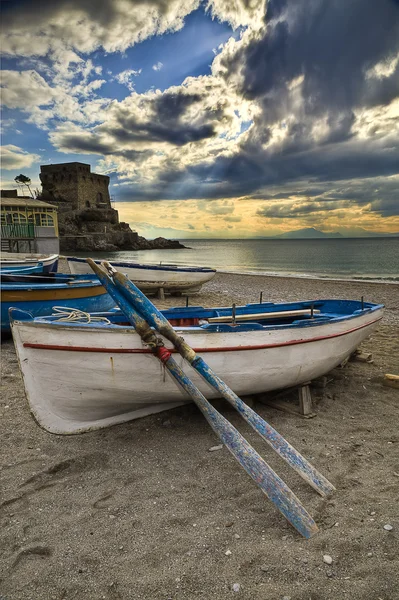 Erchie, amalfi kusten båtar 2 — Stockfoto