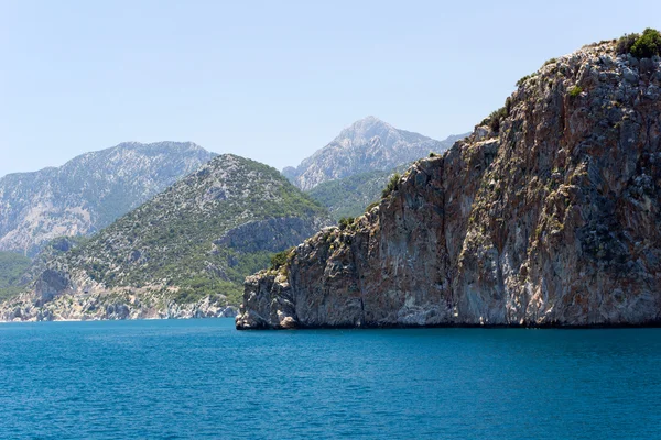 Stock image Rocky slopes near the sea