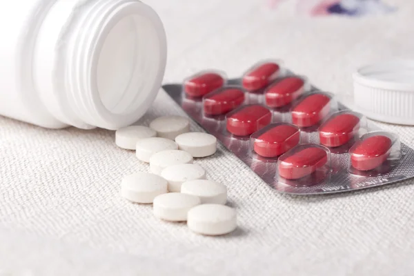 Válogatott tabletták — Stock Fotó