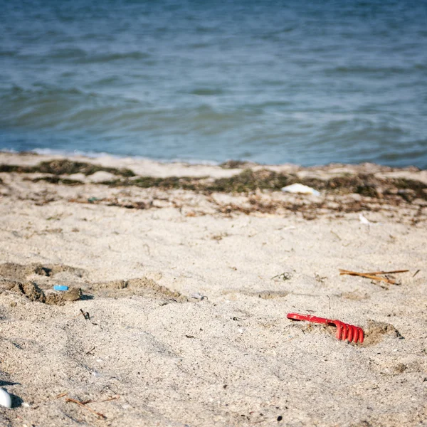 Брудні пляж — стокове фото