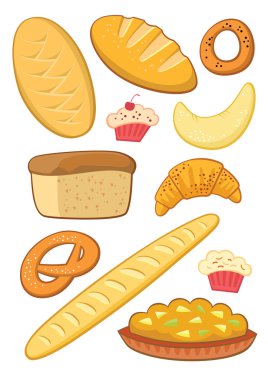 Baking set clipart