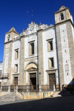 Catholic church in Evora clipart