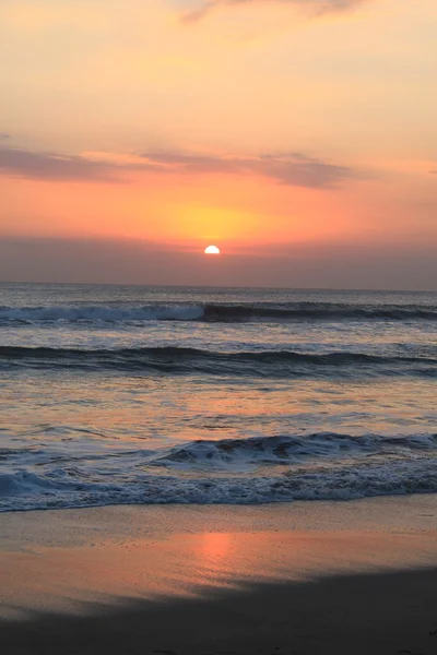 stock image Sunset in Kuta beach