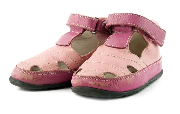 Pair of children's shoes — Stock Photo, Image