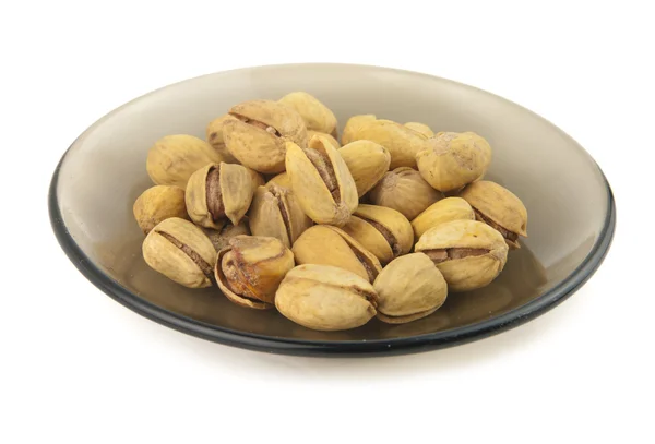 Pistachios on a dish — Stock Photo, Image