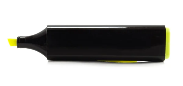 Sarı fosforlu kalem — Stok fotoğraf