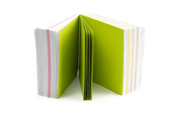 Zielone karteczki — Zdjęcie stockowe