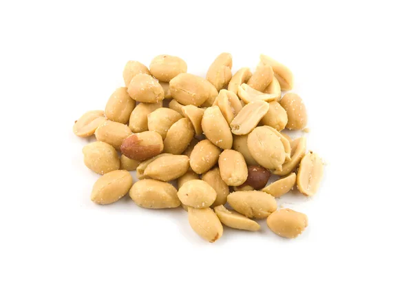 Amendoim isolado em branco — Fotografia de Stock