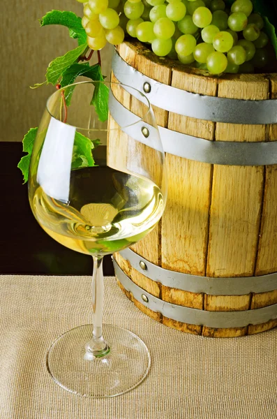 Біле вино — стокове фото