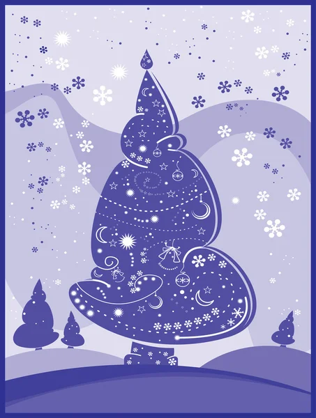 Merry Christmas and Happy New Year — Stock Vector