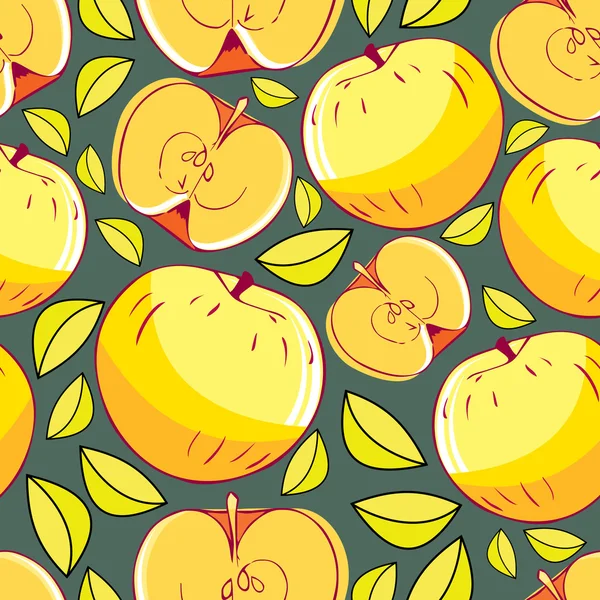 Apfel nahtloses Muster — kostenloses Stockfoto
