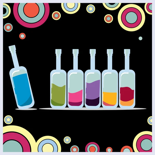 Εικονογράφηση μπουκάλια — Διανυσματικό Αρχείο
