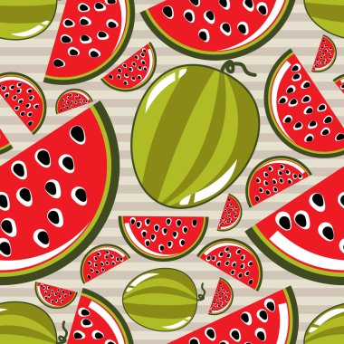 Watermelon seamless clipart