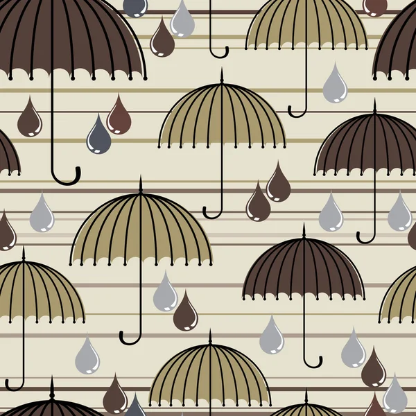 Paraguas sin costura — Vector de stock