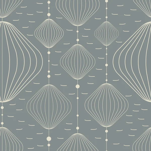 회색 배경-완벽 한 패턴 장식 요소 — 스톡 벡터