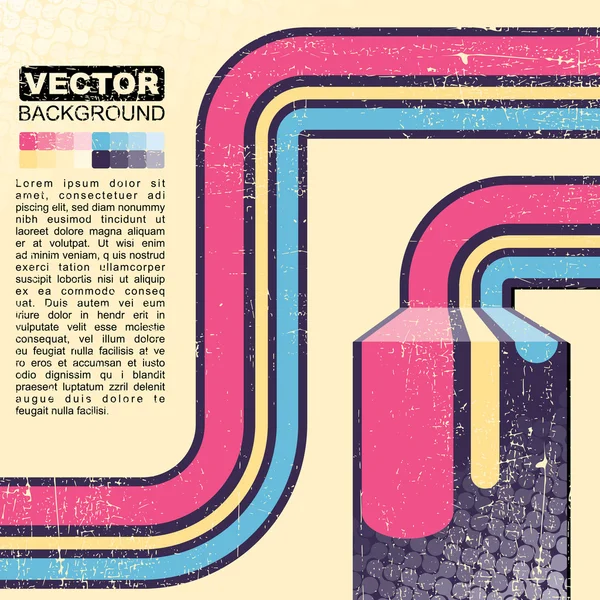 Fondo grunge retro - vector — Archivo Imágenes Vectoriales