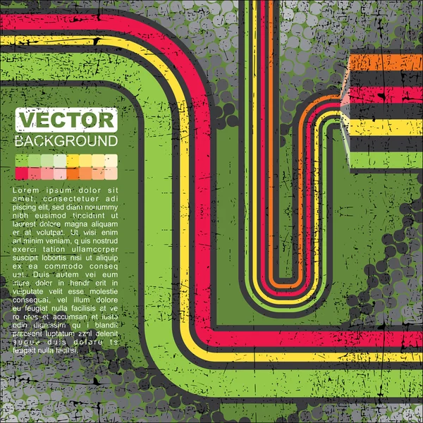 Grüner Grunge Hintergrund - Vektor — Stockvektor