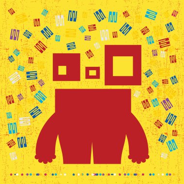 canavar ile komik resim