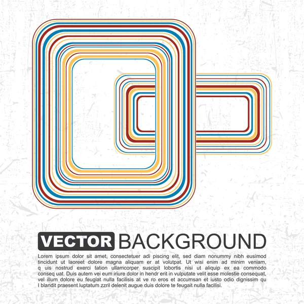 Színes retro grunge háttér - vektor — Stock Vector